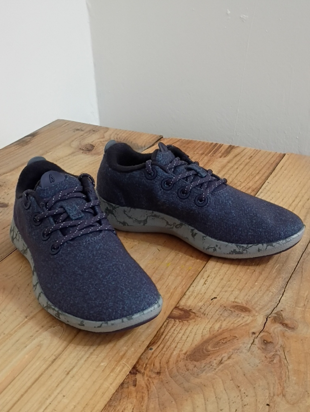 Allbirds Wool Runner Mizzle Blue & Purple Sneaker Size W8 New wo Box Size W8